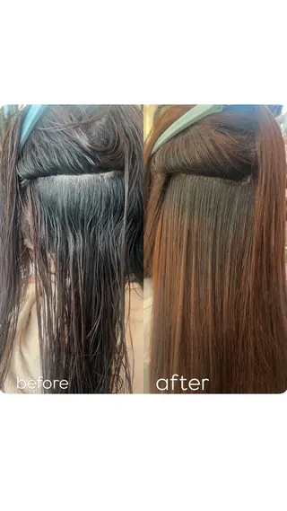 東茉央/ブリーチ リタッチ🧸銀座のヘアスタイル