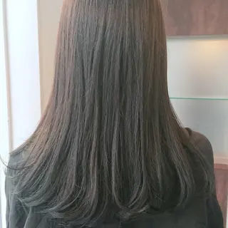 セミロング カラー スタイリスト 川添 のヘアスタイル