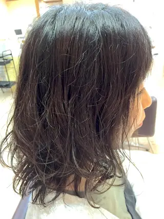 ミディアム パーマ 縮毛矯正×髪質改善 店長　DAITOのヘアスタイル