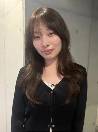 ロング カラー 韓国ヘア/wカラー レイヤー/RIN🎀のヘアスタイル