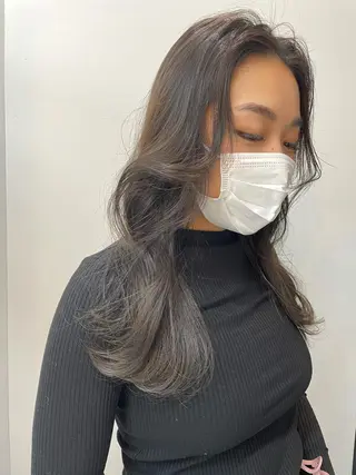 ロング カラー パーマ 💖美髪矯正💖 辻未侑のヘアスタイル