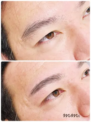 メンズ アイブロウ mm. 大宮💎 tomoのマツエク・マツパデザイン