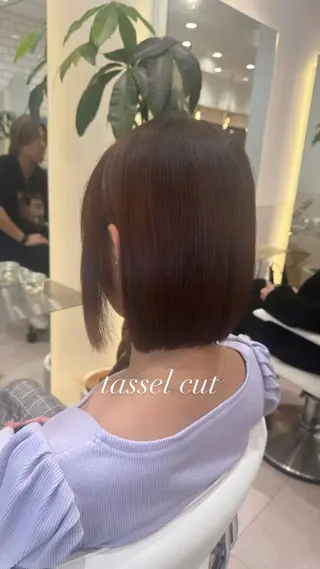 ショート カラー 絶対垢抜けレイヤー/ 透明感カラーリョウヤのヘアスタイル