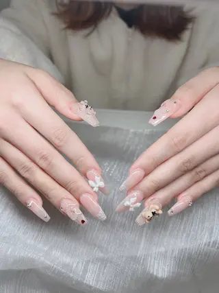 ネイル Lee Nails チップ長さだし専門店のネイルデザイン