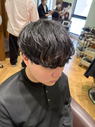ショート メンズ 溝口 槙里也のヘアスタイル