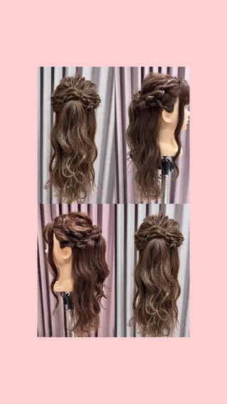 ロング ヘアアレンジ Ash志木南口店／ まおのヘアスタイル