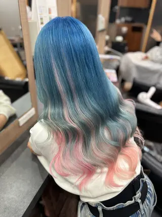 ロング カラー 横浜/エクステ特化× 艶カラー/あいかのヘアスタイル