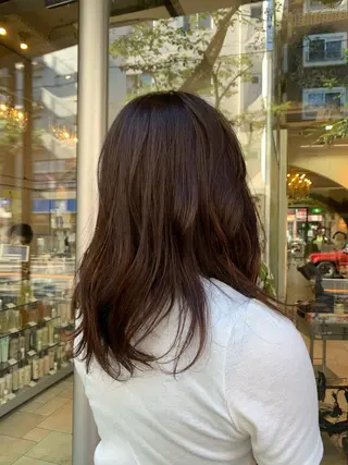 ミディアム 立石 タテイシのヘアスタイル