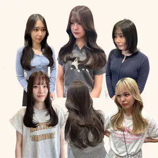 ロング 稲本麻衣 【韓国ヘア】のヘアスタイル