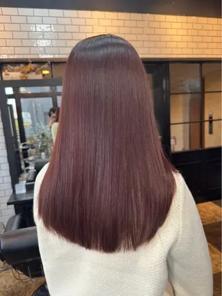 セミロング カラー un. Misakiのヘアスタイル