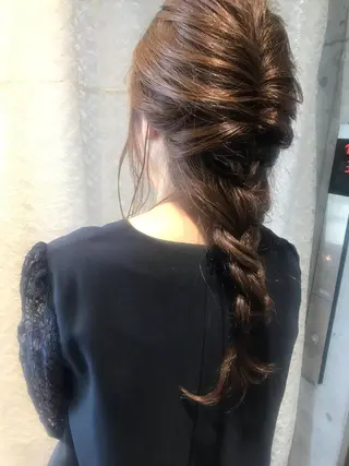 ロング ヒラヤマ ユウスケのヘアスタイル