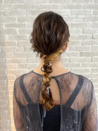 ロング ヘアアレンジ Topstylist YUKIのヘアスタイル