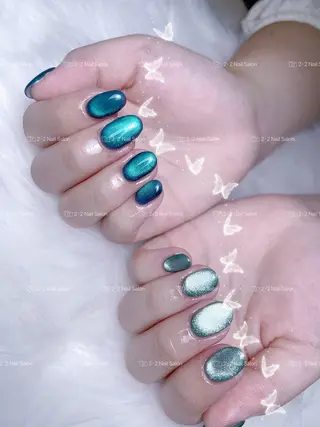 ネイル Shis_🦄shi 韓国風キラキラネイルのネイルデザイン