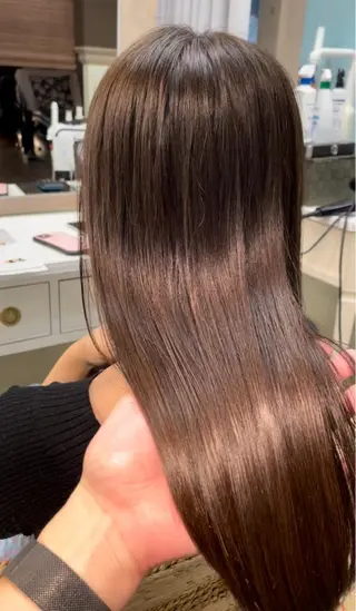 ロング パーマ 【レイヤーカット】 関根【コテ巻パーマ】のヘアスタイル