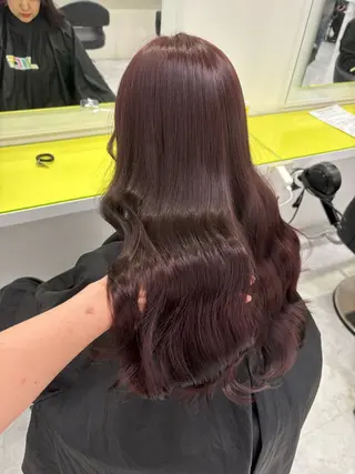 ロング ブリーチなし暖色 💗AKARI💗のヘアスタイル