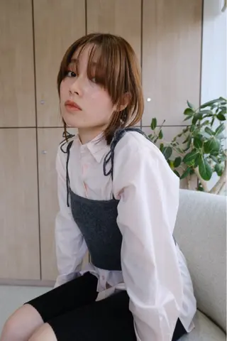 セミロング RueD'or春日井所属・sameya maiのヘアスタイル