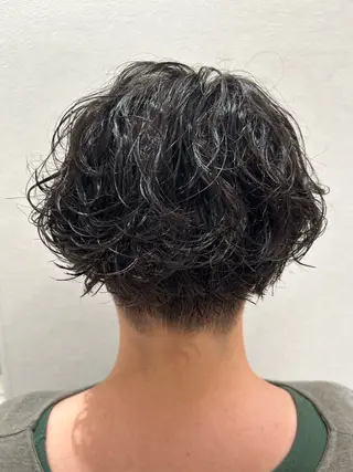 パーマ メンズ パーマ/ハイトーン 🌀中川航亜🌀のヘアスタイル