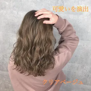 セミロング カラー _WHITE芝本 賢吾【天王寺店】のヘアスタイル