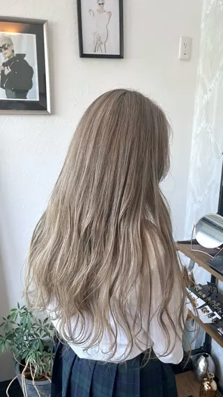 ロング カラー カットモデル✂️ ゆうかのヘアスタイル