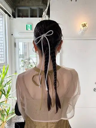 ヘアアレンジ maho/垢抜け カラーパーマメイクのヘアスタイル