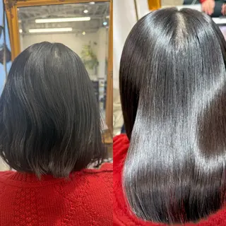 ミディアム SALOWIN 表参道FLAT店所属・トップスタイリスト澤 奈緒美のヘアスタイル