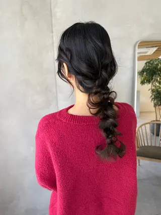 ヘアアレンジ レイヤー/顔周り小顔 /大嶋伸吾のヘアスタイル