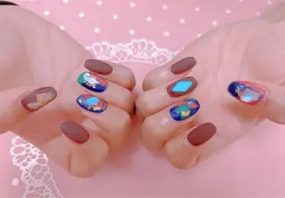 ネイル はぴねす所属・横浜 美夢のネイルデザイン