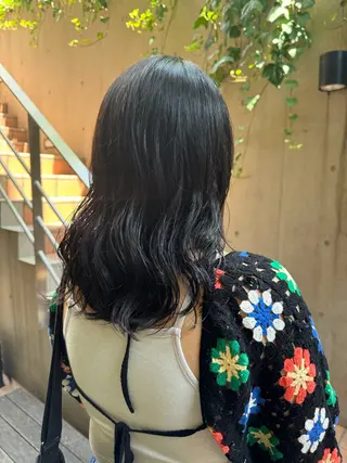 ミディアム 大人可愛い♡コテ巻き パーマ🌼杉田 萌恵のヘアスタイル