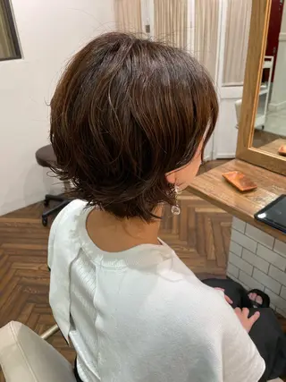 ショート パーマ Sana 🦢のヘアスタイル