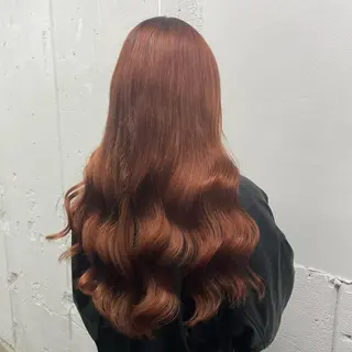 ロング カラー 🧡艶髪ちゅるん髪 🫧🧡YUKI❄️のヘアスタイル
