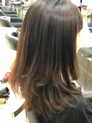 セミロング パーマ 斎藤 みくのヘアスタイル