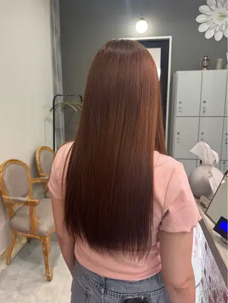 ロング カラー 紙野 優月のヘアスタイル