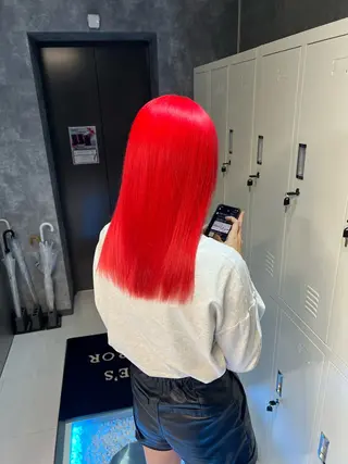 ロング カラー ヘアアレンジ 大人GAL製造機/カ ラー×エクステゆいとのヘアスタイル