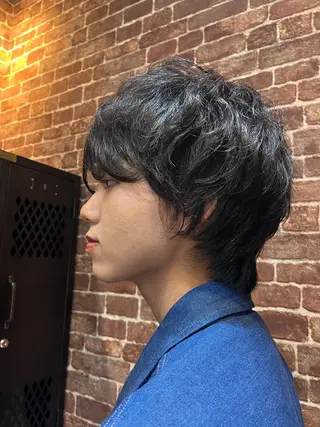 ショート カラー パーマ ヘアアレンジ メンズ キッズ ネイル マツエク・マツパ アイブロウ 久木原 ゆりのヘアスタイル