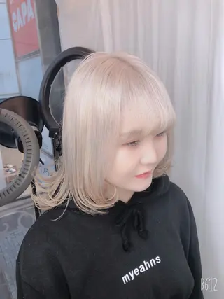 ミディアム デザインカラー🎨 下北沢 / 磯部のヘアスタイル