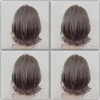 ミディアム カラー レイヤーダブルカラー KYON店長のヘアスタイル