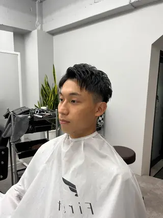 ショート メンズ 釜谷 健二郎のヘアスタイル