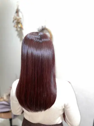 ロング カラー 松永 佑弥のヘアスタイル