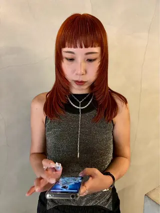 ロング 纐纈 釉羽のヘアスタイル