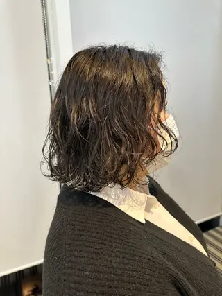 ショート パーマ さとう あやかのヘアスタイル