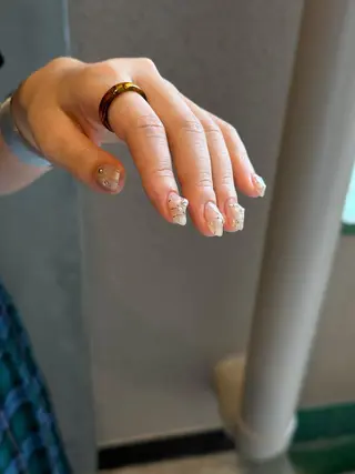 ショート カラー パーマ ヘアアレンジ メンズ キッズ ネイル マツエク・マツパ アイブロウ ar. harajukuのネイルデザイン