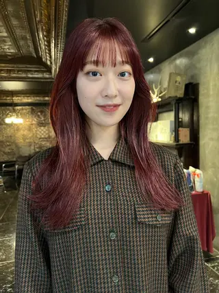 ロング カラー haco＋所属・圧倒的デザイン力 店長🎨RENAのヘアスタイル