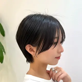 ショート 新宿/髪質改善/ボブ 韓国レイヤー大重聖斗のヘアスタイル