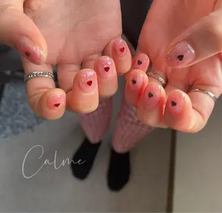 ショート カラー ネイル Nailsalon Calmeのネイルデザイン