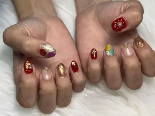 ネイル lucky nail 歌舞伎町のネイルデザイン
