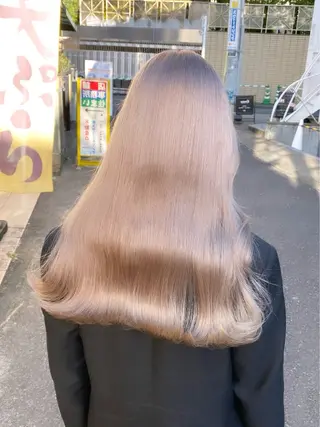 ロング 🤍ムラ修正ブリーチ 🤍原宿/YUUのヘアスタイル