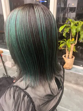 ミディアム カラー タケ/ボブショート モデル募集のヘアスタイル