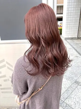 セミロング カラー ParveMix🍀 藤原愛未のヘアスタイル
