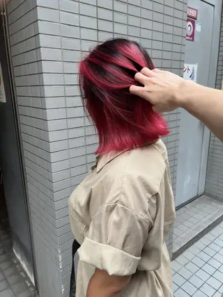 カラー 河原 楓樹のヘアスタイル