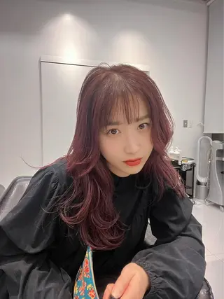 ロング カラー 表参道美容師 ぶんじのヘアスタイル